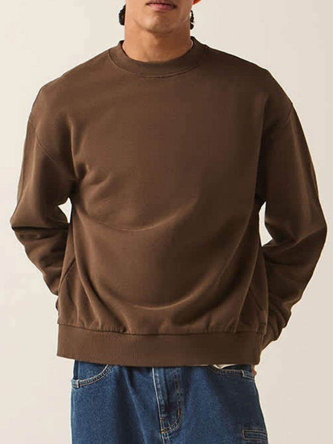 Brixton Brixton Baseline Crewneck Sweatshirt Holiday 2026 | WALNUT BROWN VINTAGE WASH