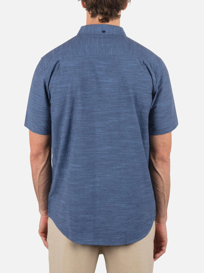 Hurley Icon Stretch Short Sleeve Buttondown Shirt Fall 2025 | OBSIDIAN (451)
