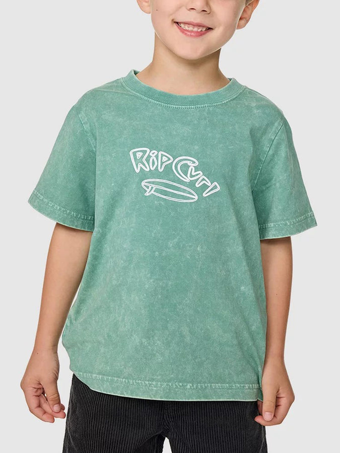 Rip Curl Ride The Wave Wash T-Shirt (Boys 2-7) Spring 2026 | ALOE (3237)