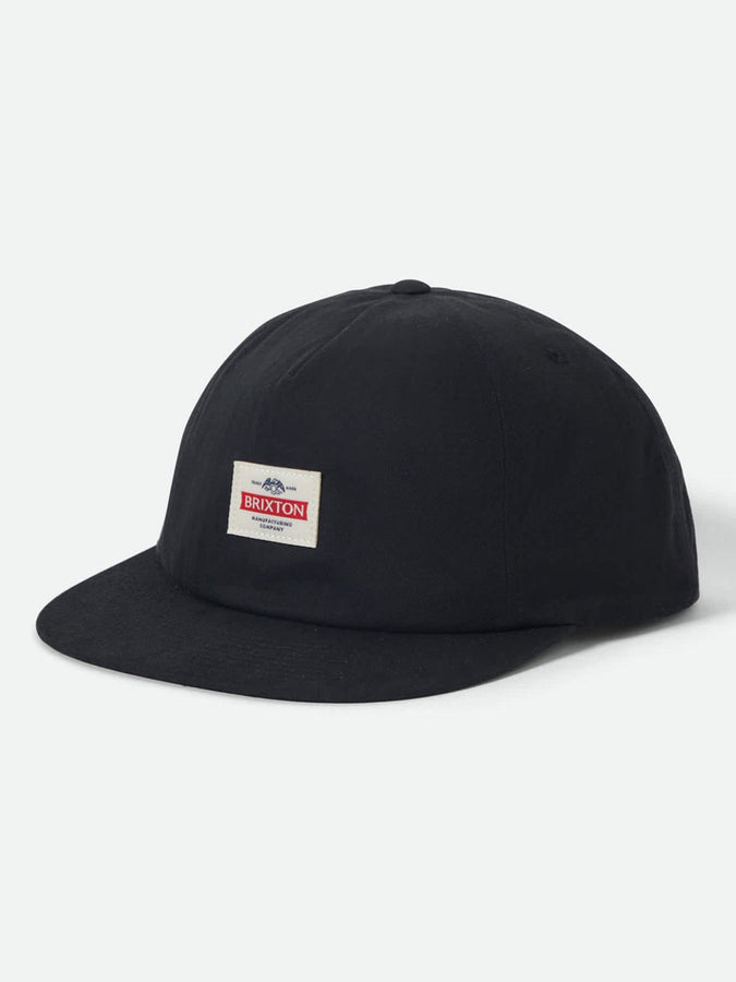 Brixton Pinnacle Snapback Hat | WASHED BLACK