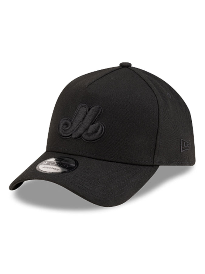 New Era M 9Forty AF Chase Montréal Expos BKBLK Hat | BLACK/BLACK