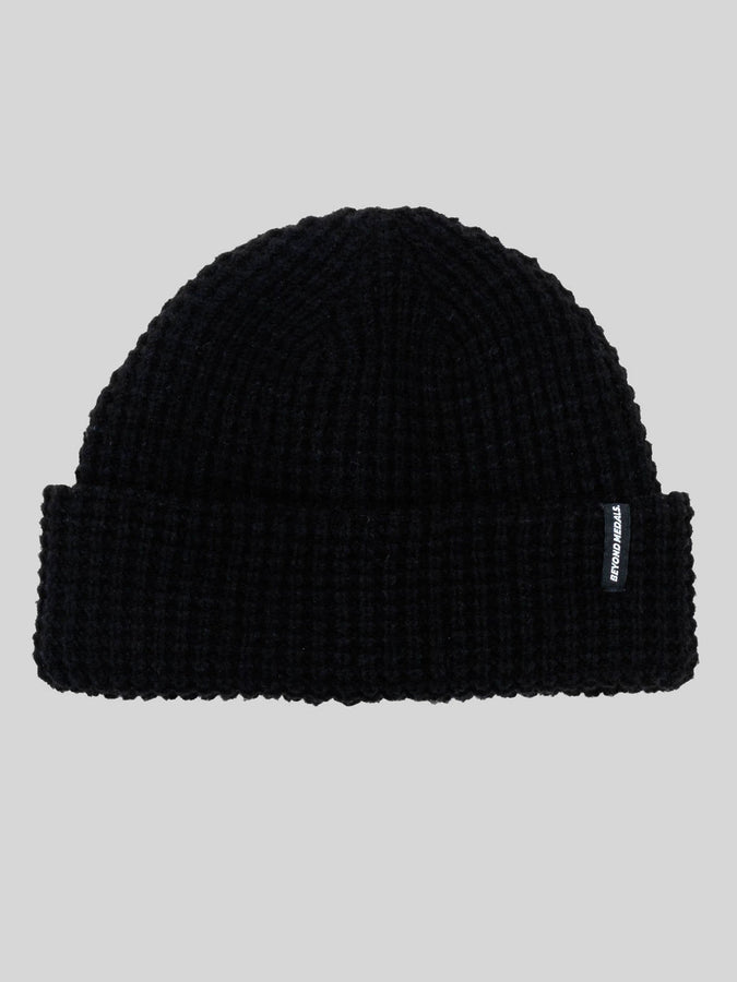 Beyond Medals Waffle Beanie | BLACK