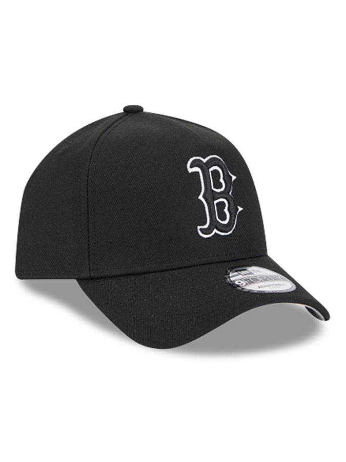 9Forty AF Poly 24185 Boston Red Sox BLKWHI Hat | BLACK/WHITE
