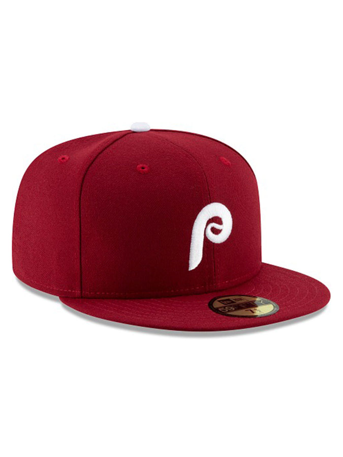 NewEra Authentic Collection 59Fifty Philadelphia Phillies Hat | RED