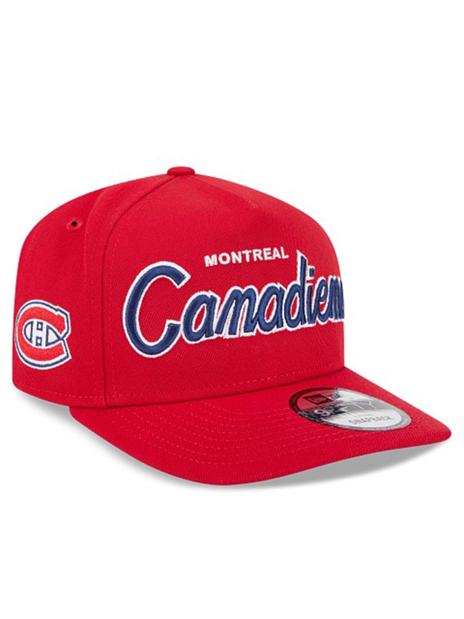 New Era 9Fifty Poly Script Montréal Canadien OTC Hat | RED