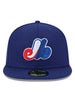 New Era 59Fifty Montréal Expos Dark Royal 1999 2004 GM Hat