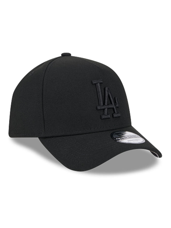 New Era 9Forty AF Poly 24185 Los Angeles Dodgers BLKBLK Hat | BLACK/BLACK