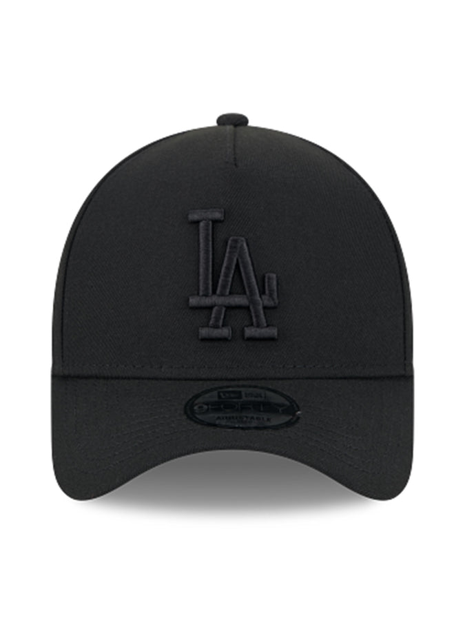 New Era 9Forty AF Poly 24185 Los Angeles Dodgers BLKBLK Hat | BLACK/BLACK