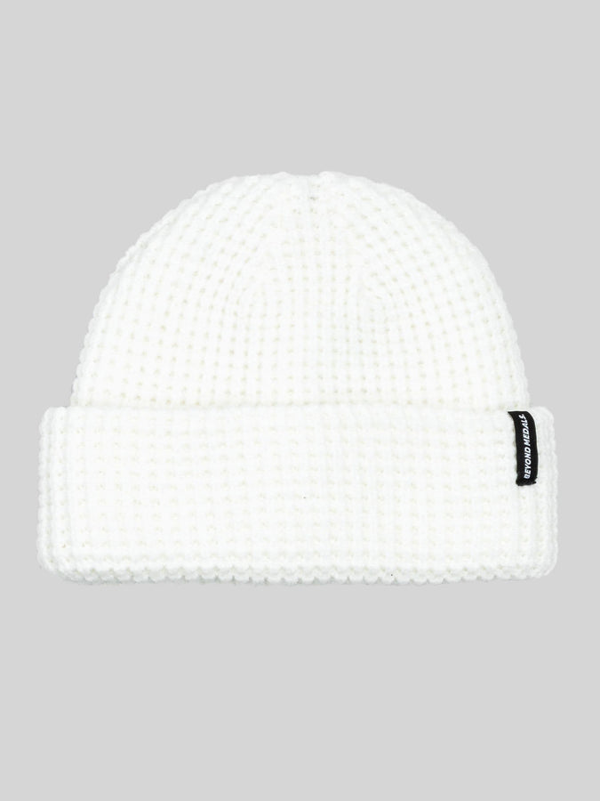 Beyond Medals Waffle Beanie | WHITE