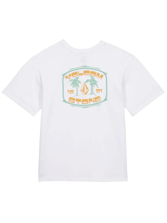 Volcom 91 Palm T-Shirt (Youth 7-14) Spring 2026 | WHITE (WHT)