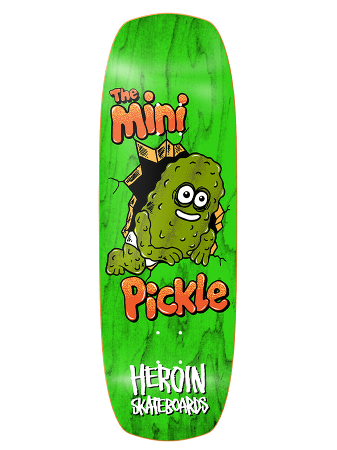 Heroin Mini Pickle 9.5'' Skateboard Deck | GREEN