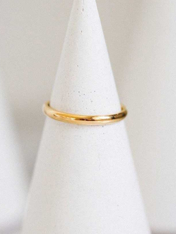 Sarahsilver Basic Gold Ring | GOLD
