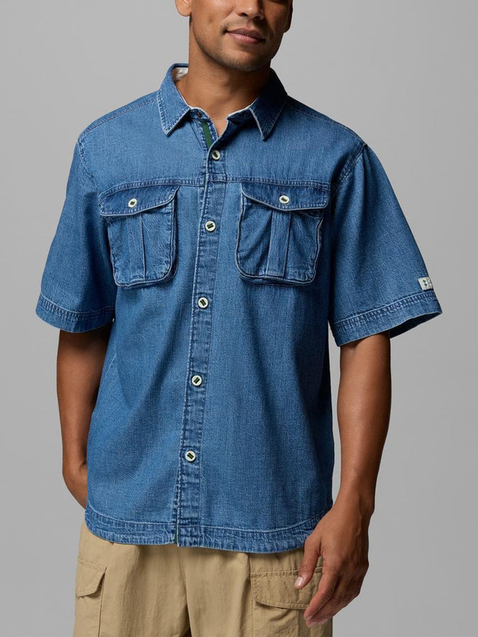 Columbia Acker Rock Twill S/S Buttondown Shirt Spring 2026 | DENIM (471)