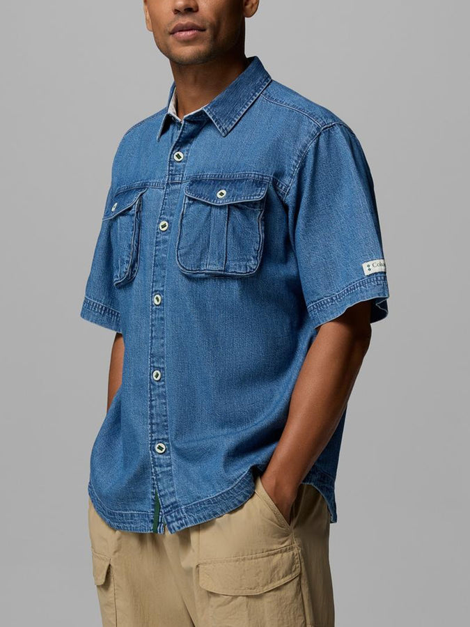 Columbia Acker Rock Twill S/S Buttondown Shirt Spring 2026 | DENIM (471)