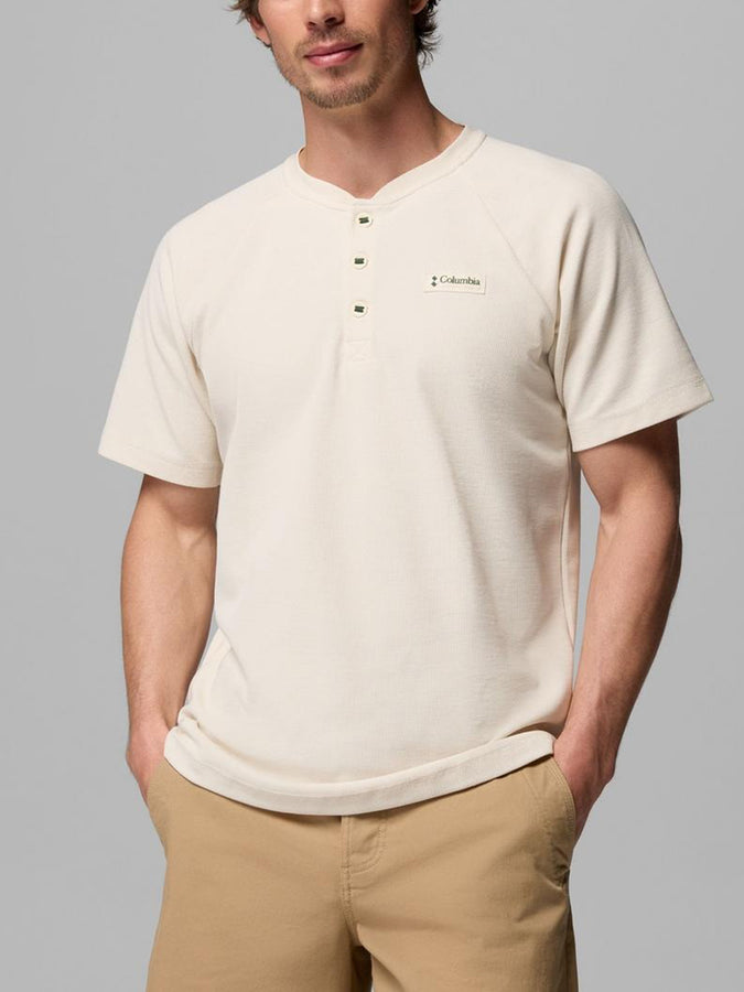 Columbia Acker Rock Henley T-Shirt Spring 2026 | CHALK (191)