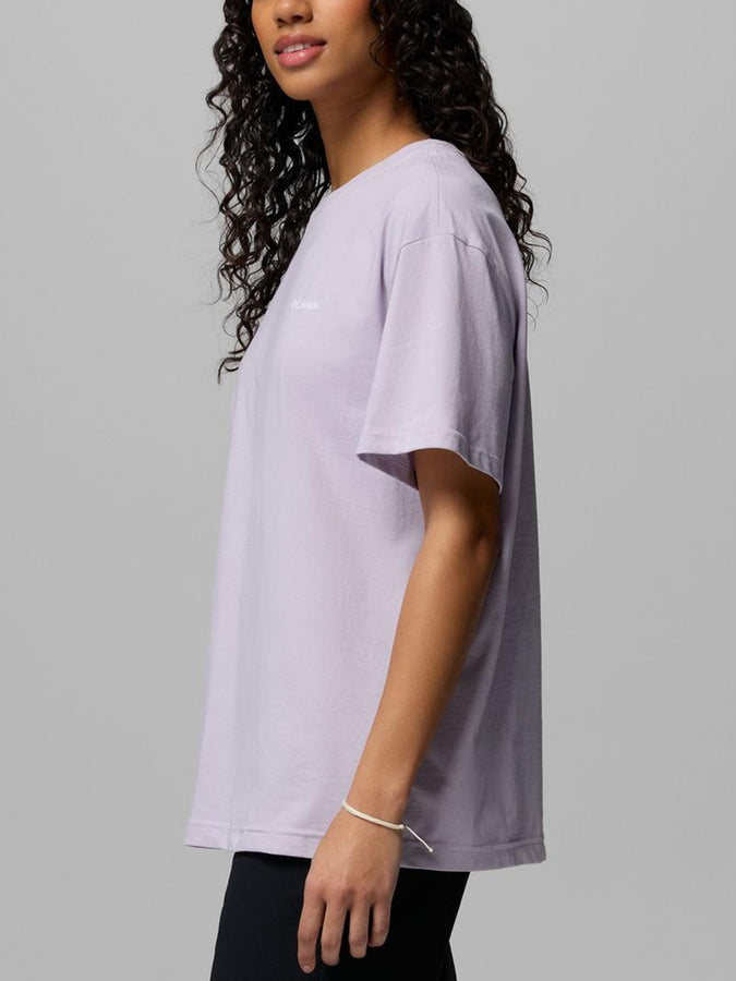 Columbia Rolling Bend Graphic Floral Groove T-Shirt Spring 2026 | LAVENDER PEARL (553)