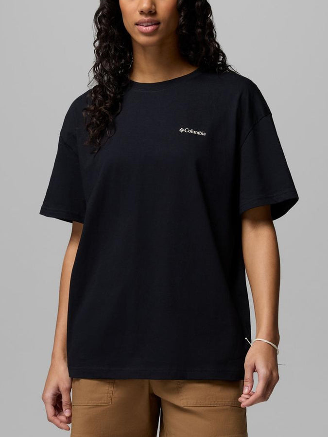 Columbia Rolling Bend Graphic Floral Groove T-Shirt Spring 2026 | BLACK (014)