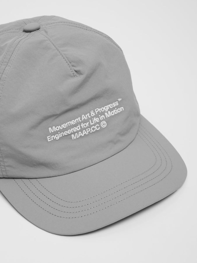MAAP CC Nylon 5 Panel Hat Spring 2026 | FLINT GREY