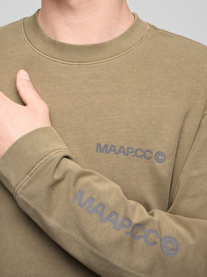 MAAP Essentials CC Long Sleeve T-Shirt Spring 2026 |SILVER SAGE