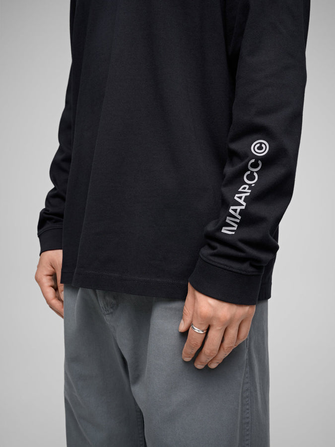 MAAP Essentials CC Long Sleeve T-Shirt Spring 2026 |BLACK
