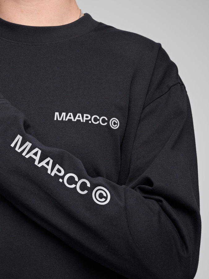 MAAP Essentials CC Long Sleeve T-Shirt Spring 2026 |BLACK