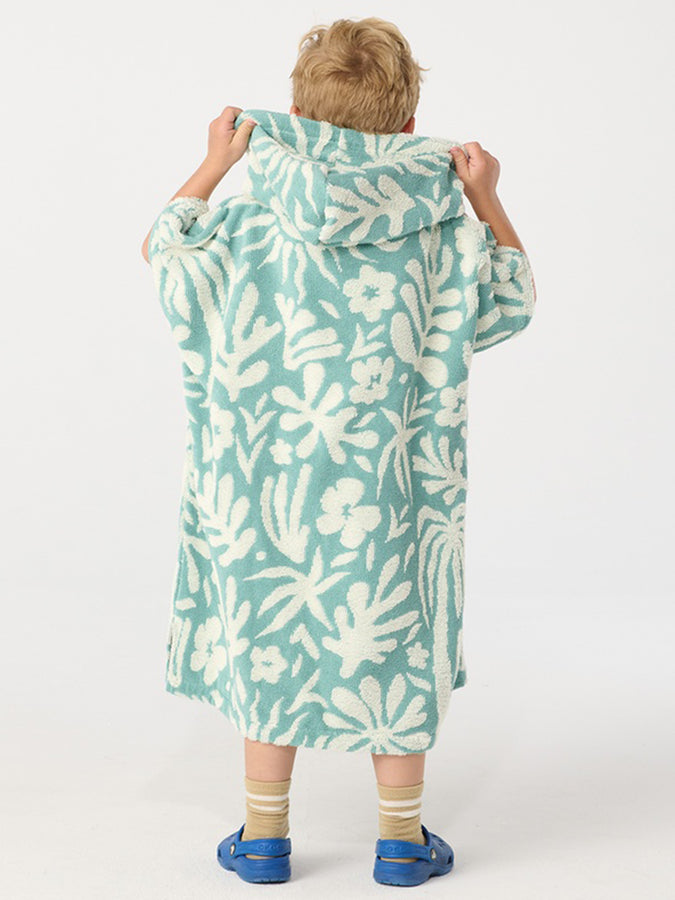 Slowtide Sunny Sky Blue Extra-Warm Poncho (Kids 2-7) Spring 2026 | SKY BLUE