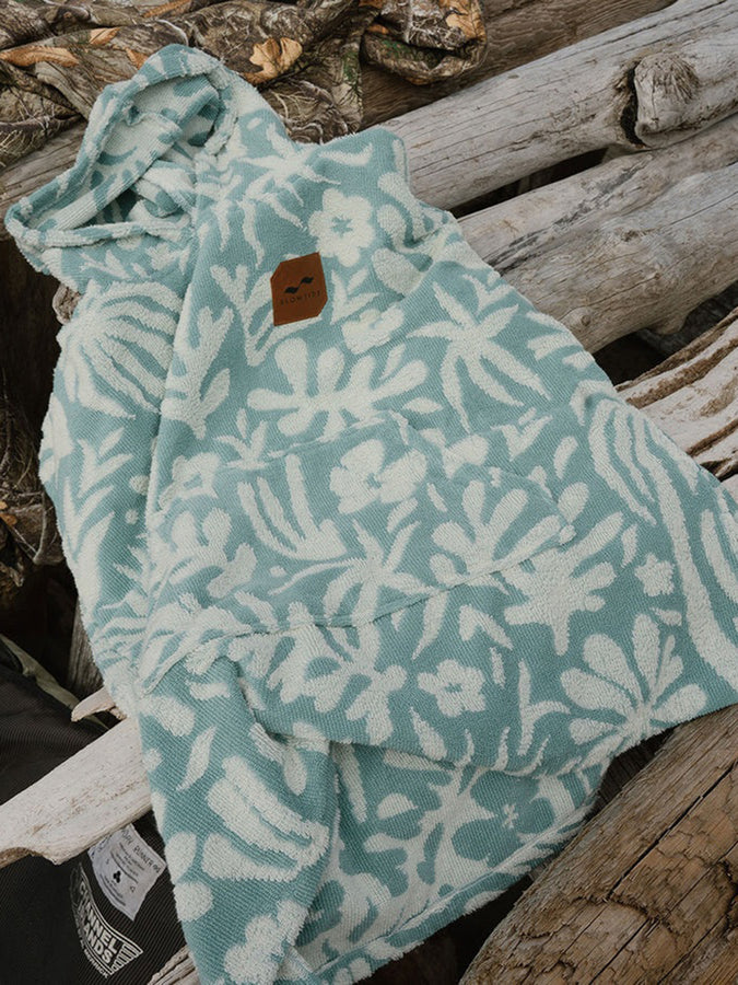 Slowtide Sunny Sky Blue Extra-Warm Poncho (Kids 2-7) Spring 2026 | SKY BLUE