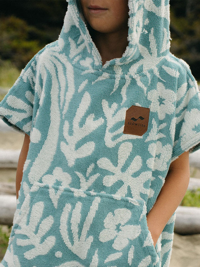 Slowtide Sunny Sky Blue Extra-Warm Poncho (Kids 2-7) Spring 2026 | SKY BLUE
