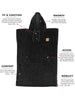 Slowtide The Digs Black Extra-Warm Poncho Spring 2026