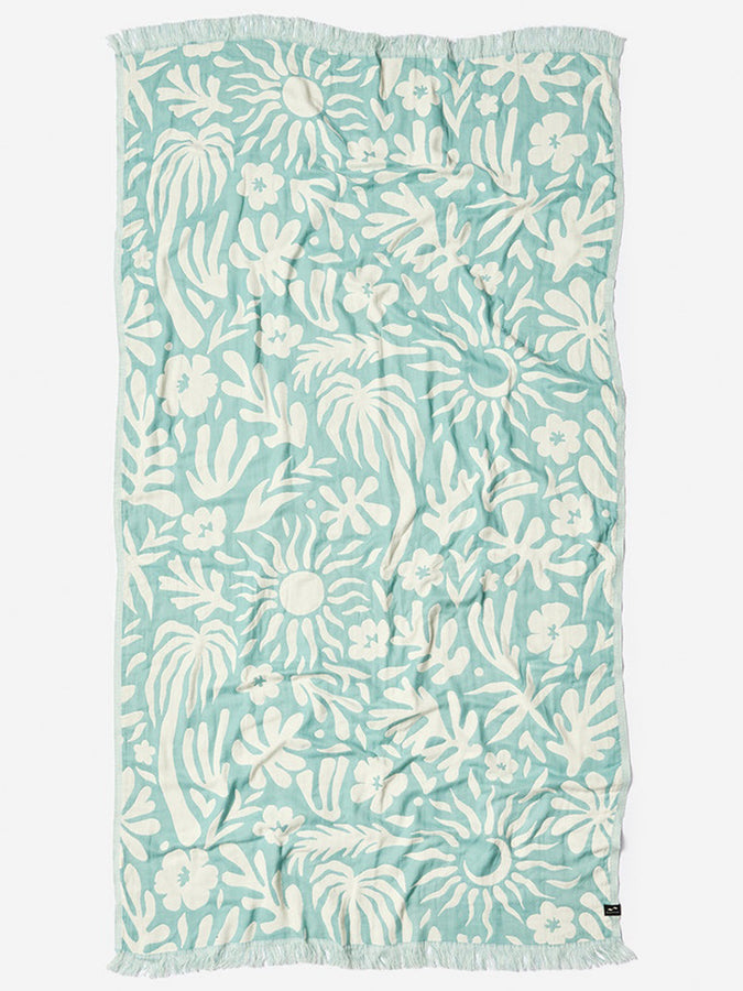 Slowtide Sunny Driftweave Sky Blue Turkish Towel Spring 2026 | SKY BLUE