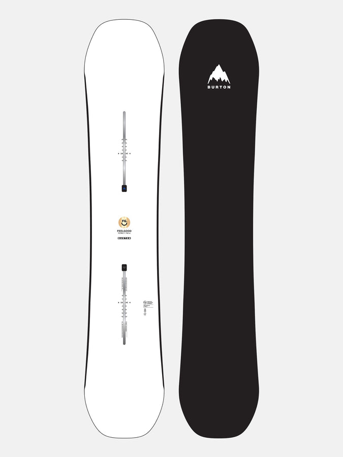 Burton Feelgood Flying V White Snowboard 2026 | WHITE (100)