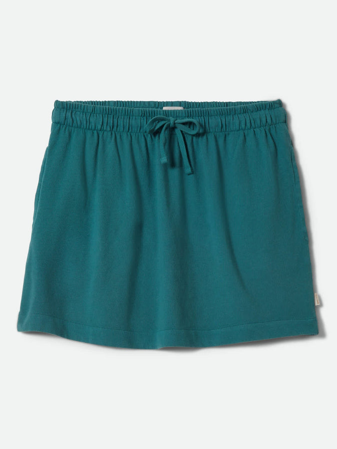 Brixton Carefree Lounge Skirt Spring 2026 | WASHED MEDITERRANEAN TEAL