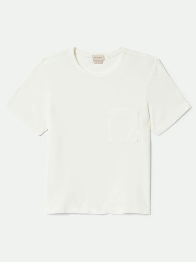 Brixton Carefree Organic Garment Dye Perfect T-Shirt Spring 2026 |OFF WHITE