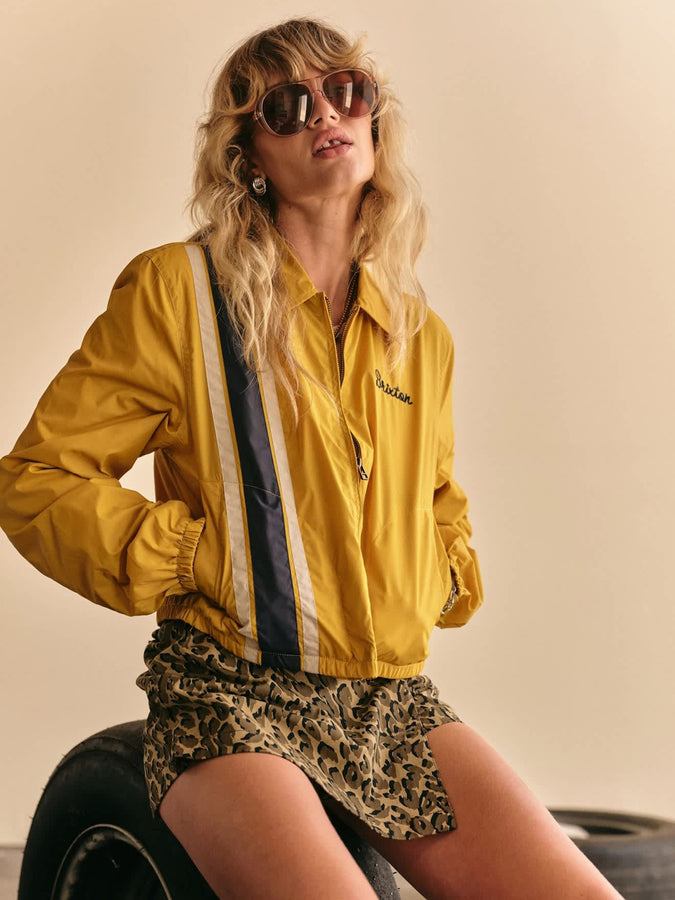Brixton x Goodyear Mechanics Jacket Spring 2026 | NUGGET GOLD