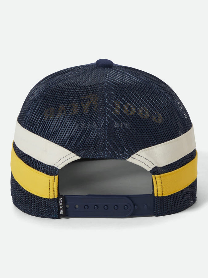 Brixton x Goodyear Service Trucker Hat Spring 2026 | NAVY