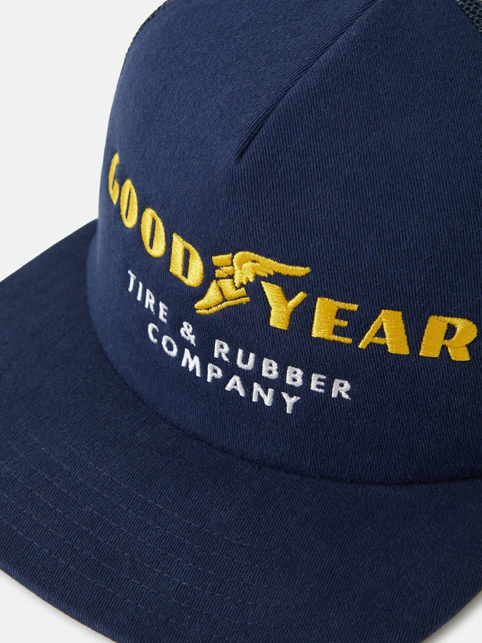 Brixton x Goodyear Service Trucker Hat Spring 2026 | NAVY