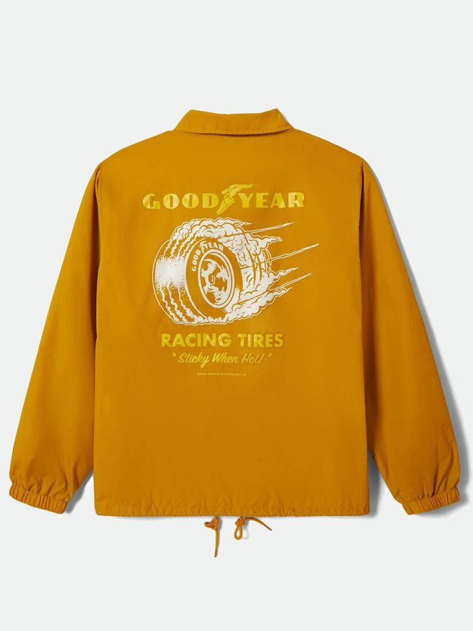 Brixton x Goodyear Slick Wind Breaker Spring 2026 | NUGGET GOLD