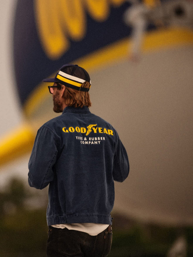 Brixton x Goodyear Trademark LW Spring 2026 | WASHED NAVY