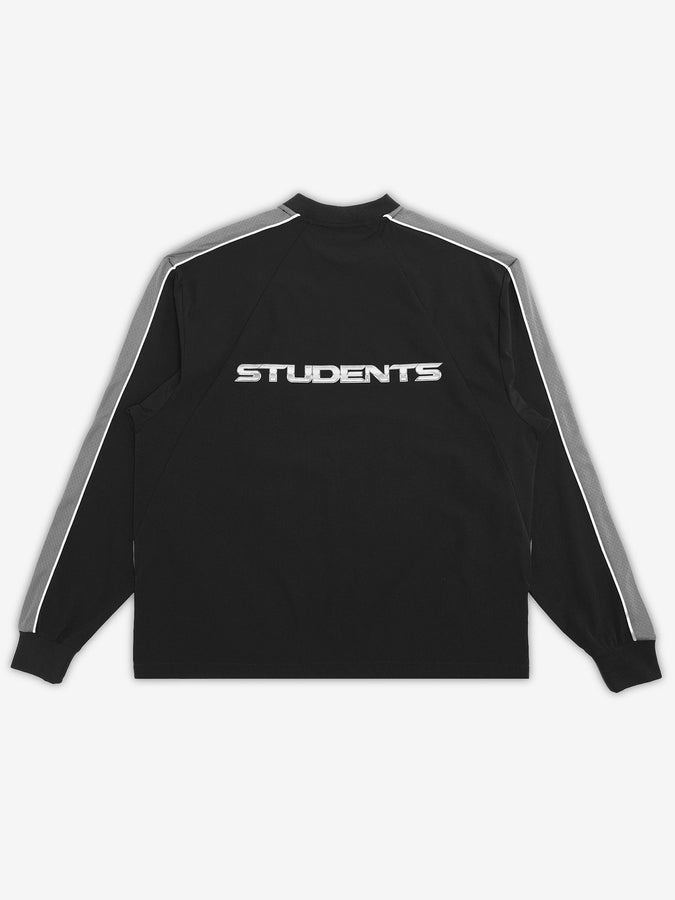 Students Denzel Track Crewneck Sweatshirt Spring 2026 | BLACK
