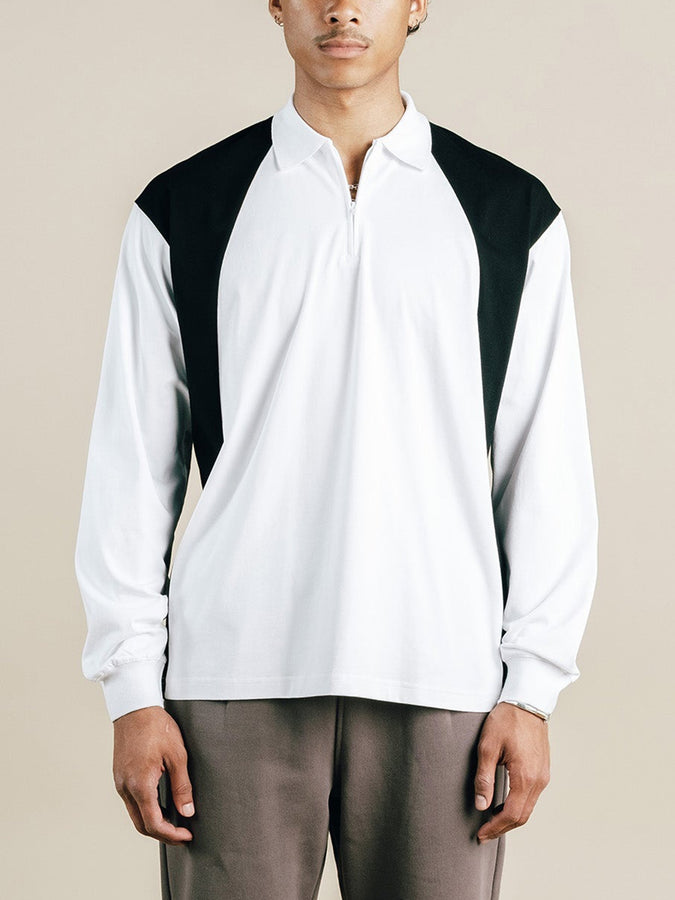 Students Emmett Long Sleeve Polo Spring 2026 |WHITE
