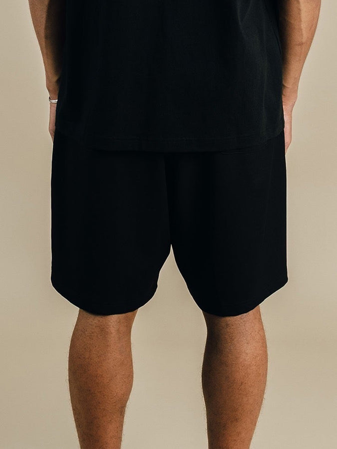 Students Calculus Baggy Slack Pleated Shorts Spring 2026 | BLACK