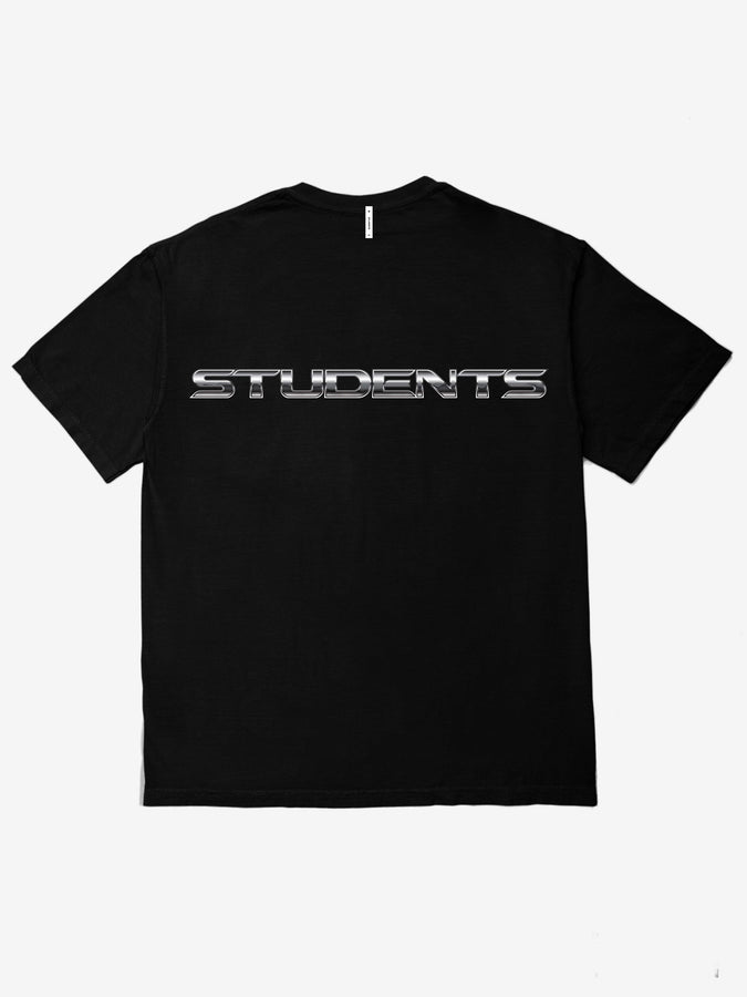 Students Solid T-Shirt Spring 2026 | BLACK