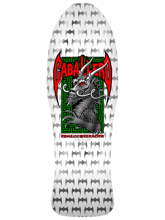 Powell Bones Brigade 17 Caballero 9.95’’ Skateboard Deck 2026 | WHITE
