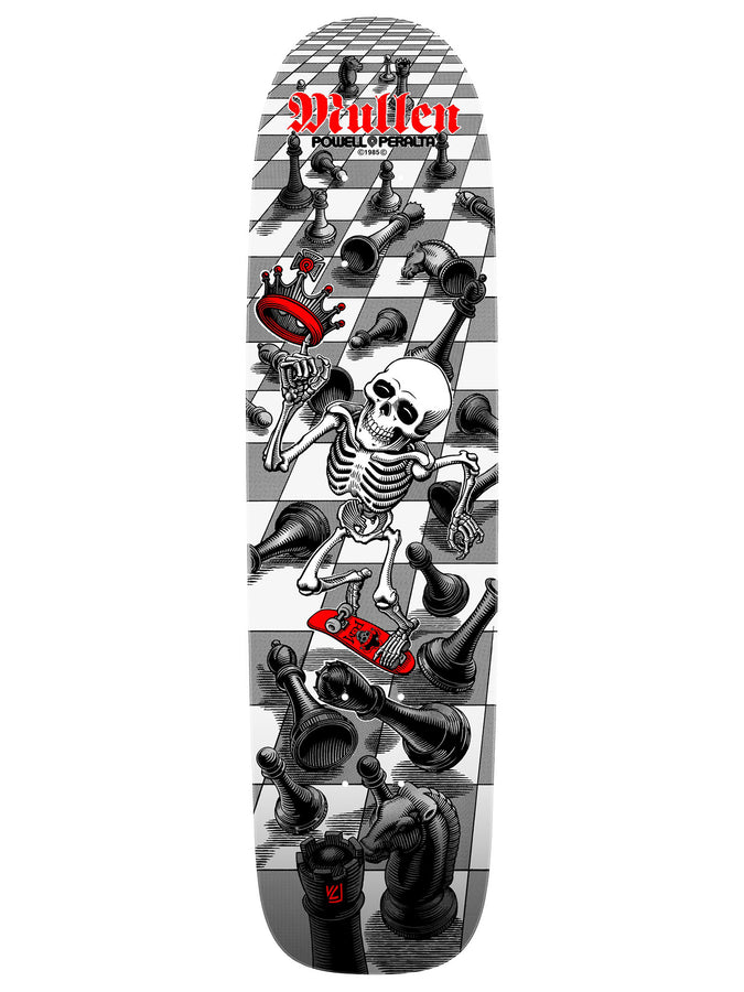 Bones Brigade 17 Mullen 7.4’’ Skateboard Deck 2026 | WHITE