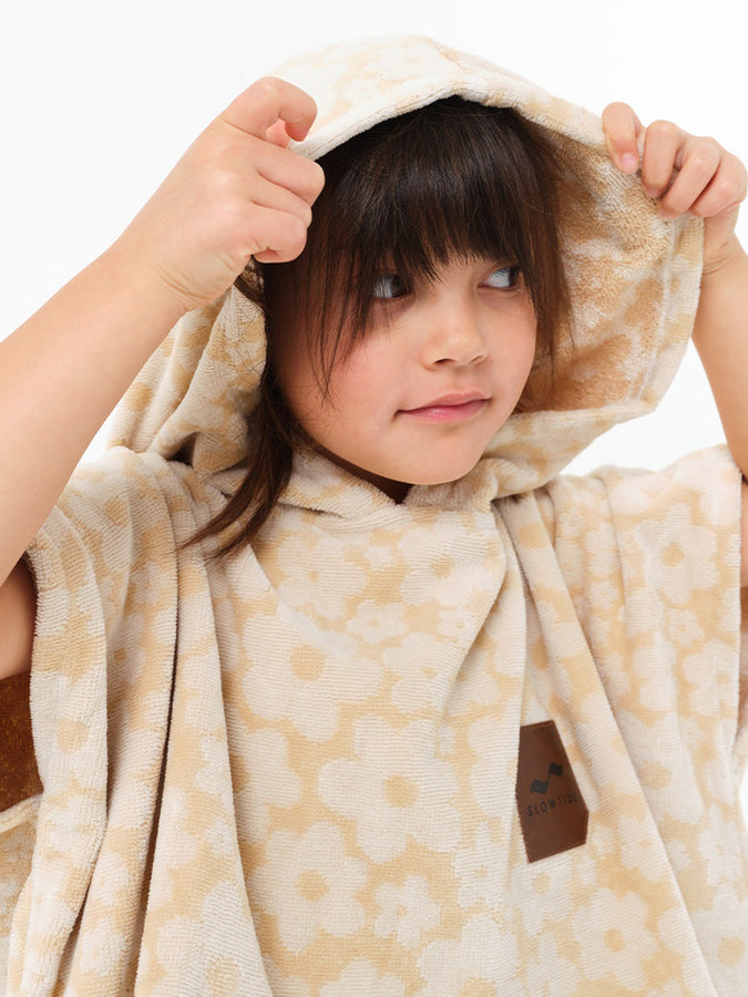 Slowtide Ginny Extra-Warm Poncho (Kids 2-7) Spring 2026 |SANDSTONE