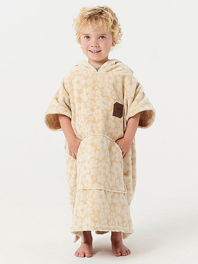Slowtide Ginny Extra-Warm Poncho (Kids 2-7) Spring 2026 |SANDSTONE