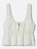 Brixton The Abigail Tie Off White Floral Tank Top Spring 2026