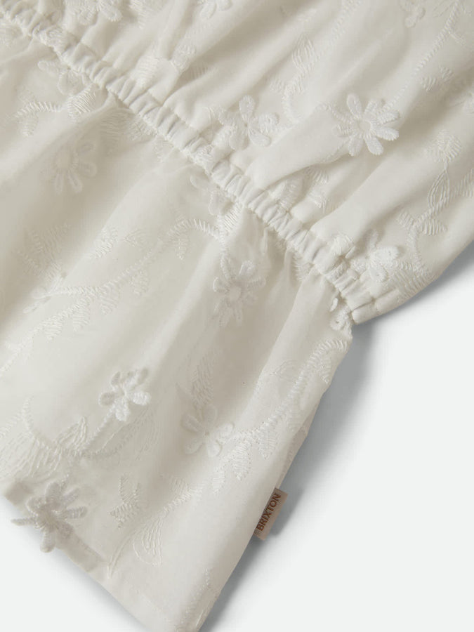 Brixton The Abigail Tie Off White Floral Tank Top Spring 2026 | OFF WHITE FLORAL