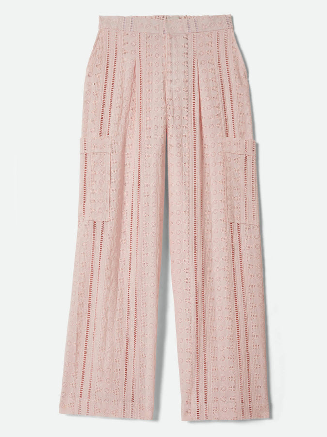 Brixton The Mercer Wide Leg Trouser Pants Spring 2026 | CHALK PINK