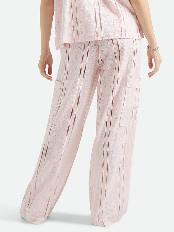 Brixton The Mercer Wide Leg Trouser Pants Spring 2026 | CHALK PINK